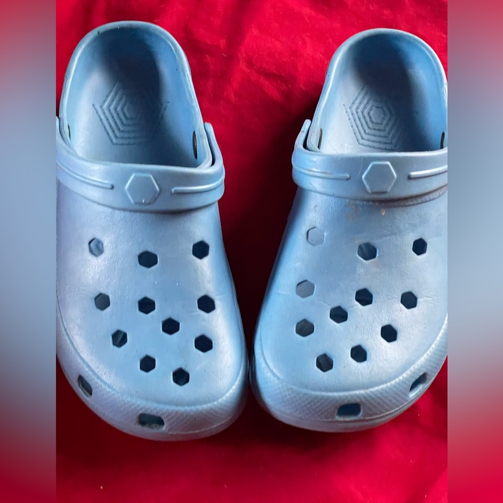 Kids Blue Clogs-pre owned